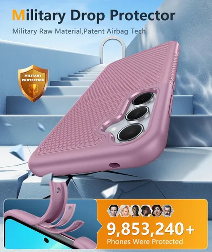 Miniatura 937 de FNTCASE Funda para iPhone 17 Pro: Fundas delgadas translúcidas de color azul claro compatibles con MagSafe, protección completa de la cámara