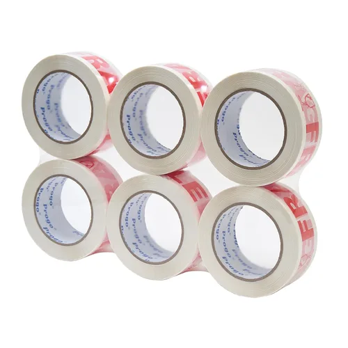 Miniatura 3 de Progo® Mango frágil con cuidado Embalaje Envío Caja de cartón Cinta de sellado, 2 pulgadas x110 yardas. (6)