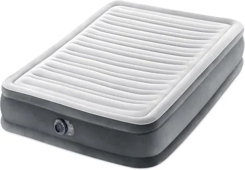 Miniatura 12 de Intex 67765ED Dura-Beam Deluxe Comfort-Plush Mid-Rise Air Mattress: Fiber-Tech – Tamaño Twin – Bomba eléctrica incorporada – Altura de la cama 33 cm