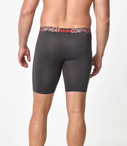 Miniatura 5 de Comfneat Calzoncillos tipo bóxer para hombre de 9 pulgadas de largo, transpirables, paquete de 4