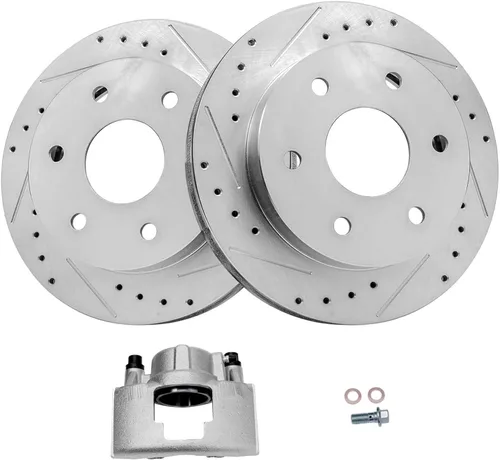 Miniatura 41 de Detroit Axle - Kit de freno delantero para Chevrolet Equinox Pontiac Torrent Suzuki XL-7, 08-10 Saturn Vue, 12-15 Captiva Sport Reemplazo 2008 2009