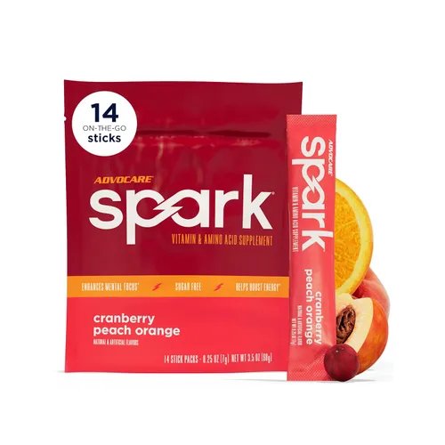 Miniatura 13 de AdvoCare Spark Cherry Energy Drink 14 bolsas de una sola porción (3.5 onzas)