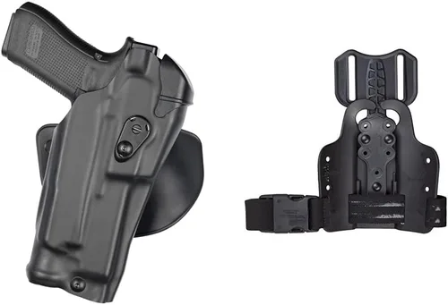 Miniatura 9 de Funda para trabajo de tres retenciones, compatible con punto rojo Cordura Multi-Cam
