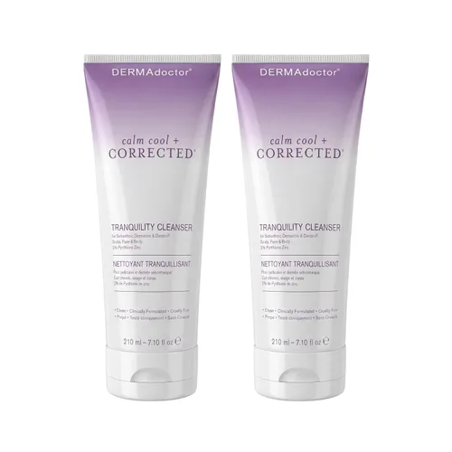 Miniatura 11 de DERMAdoctor - Limpiador de tranquilidad de zinc piritiona al 2%, máxima fuerza OTC para dermatitis seborreica, caspa y enrojecimiento Cara, cuero