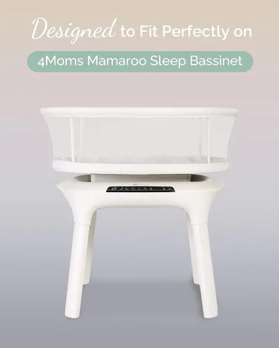 Miniatura 2 de Paquete de 3 sábanas bajeras para moisés Mamaroo Sleep de 4moms – Colchón ovalado de 18 x 30 pulgadas – Suave como la mantequilla, tejido de jersey