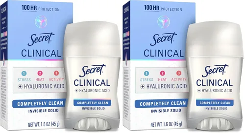 Miniatura 14 de Secret Clinical Strength Antiperspirant Deodorant para mujeres, 3X Protección contra el estrés, 72 horas de protección contra el sudor y el olor