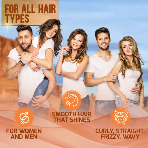 Miniatura 7 de Juego de champú y acondicionador de queratina, tratamiento sin sulfatos ni parabenos para cabello seco, fórmula enriquecida con colágeno