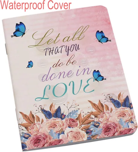 Miniatura 4 de YYaaloa 8 cuadernos de bolsillo inspiradores florales, cuadernos pequeños a granel para fiestas, oficina, hogar, compañeros de trabajo, suministros