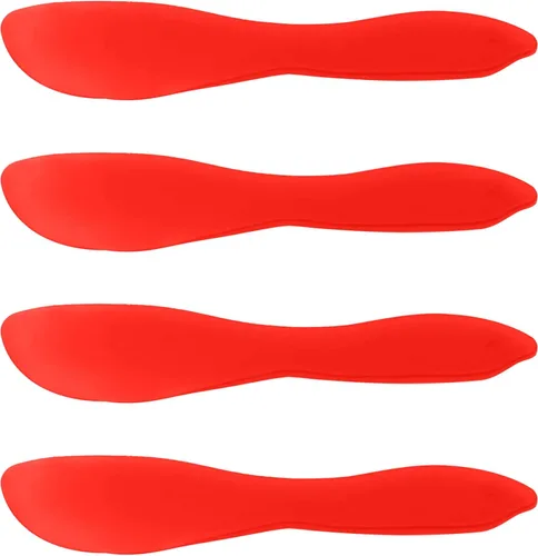 Miniatura 6 de Linden Sweden Juego de 2 esparcidores multiusos, gris carbón, cuchillo versátil para mantequilla para queso suave, mantequilla de maní, glaseado