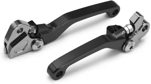 Palancas de freno de embrague plegables para motocross para KX65/85 2001-2024, KX100 2001-2021, KX112 2022-2024, KX125 2000-2005, KX250 2000-2004,