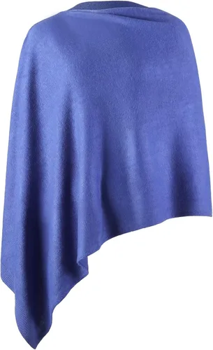 Fomolom Ponchos para mujer, versátil, ligero, tejido sólido, chal envolvente, bufanda, accesorios para mujer