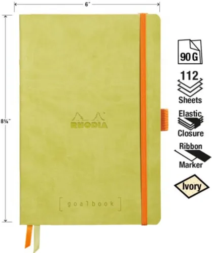 Miniatura 3 de Rhodia Cuaderno Diario, A5, Punteado - Verde Anís