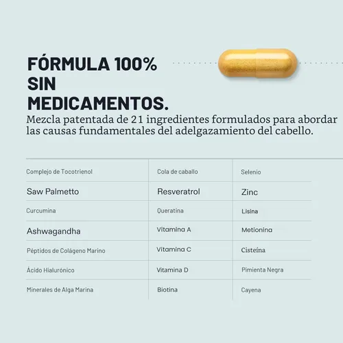 Miniatura 5 de Nutrafol Men's Hair Growth Supplements, Clinically Tested for Visibly Thicker Hair and Scalp Coverage, Dermatologist Recommended - 1 Month Supply, 1