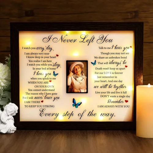 Miniatura 9 de Caja de sombra LED para regalos conmemorativos, regalo de condolencias en memoria de un ser querido, regalo de recuerdo por pérdida de madre, padre
