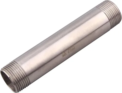Miniatura 13 de 1/2" X 1/2" NPT Macho NPT Acero Inoxidable 304 Acoplamiento De Tubo De Acoplamiento De Acoplamiento De Tubo De Montaje 4" Longitud