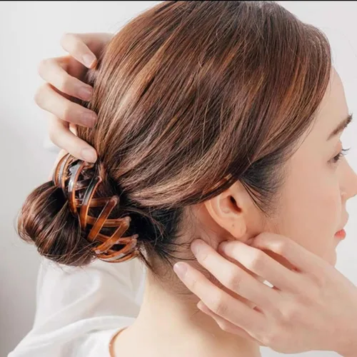 Miniatura 5 de 7 piezas de pinzas de pelo mágicas de nido de pájaro y accesorios para moños para mujeres Color-02