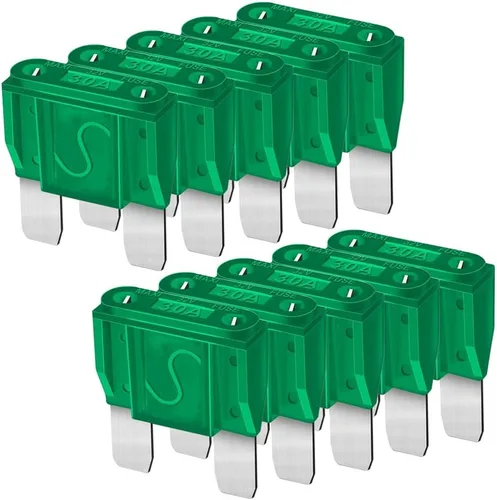 Miniatura 44 de Gebildet Fusibles de coche de hoja Micro2 5A 5A Fusibles automotrices para vehículos recreativos, motocicletas, camiones (paquete de 10 unidades)