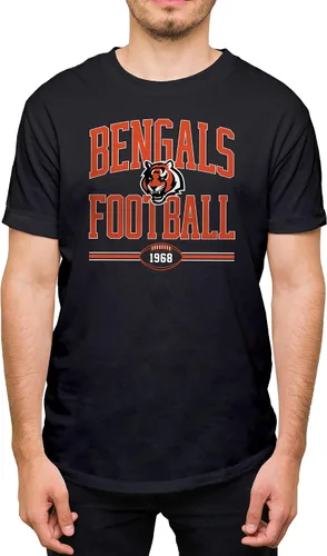 Miniatura 27 de Hybrid Sports NFL Football Arch - Officially Licensed Adult Short Sleeve Fan Tee for Men and Women