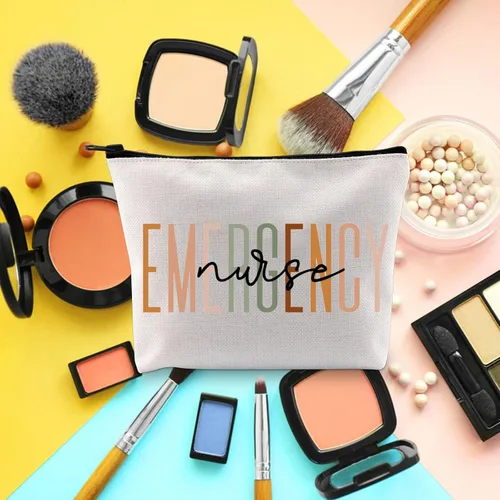 Miniatura 4 de BLUPARK Bolsa de maquillaje de enfermera de emergencia ED ER Regalo de enfermera Regalo de sala de emergencias Nuevo regalo de enfermería Regalos