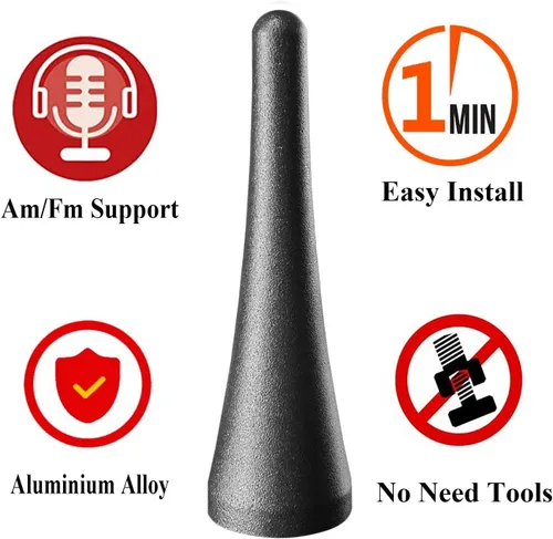 Miniatura 2 de Antena de aluminio de 3.8 pulgadas para Ford Transit (2013-2025), repuesto de antena para Ford Transit 150 250 (2013-2025)