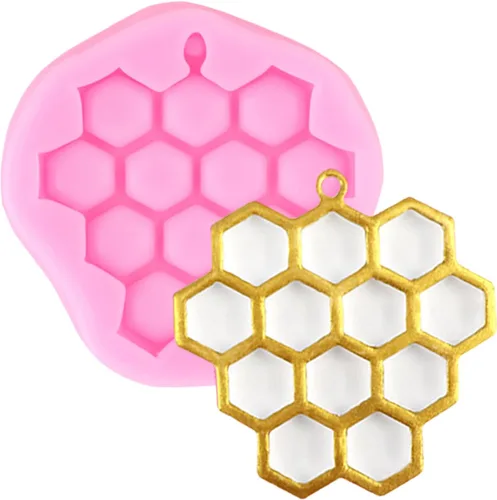 Miniatura 5 de Molde de silicona para colmena de abeja para decoración de tartas, decoración de cupcakes, pasta de goma de chocolate, arcilla polimérica