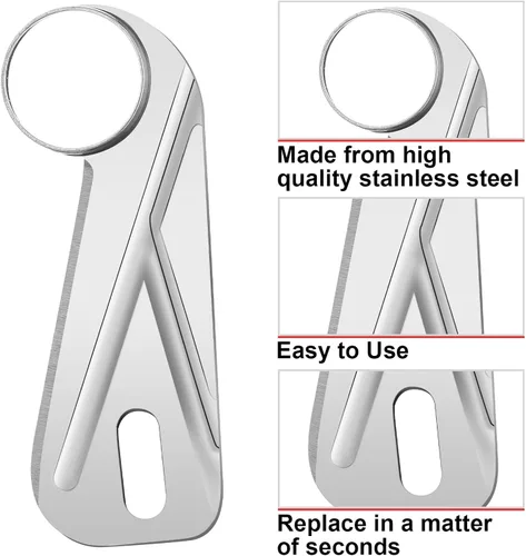 Miniatura 3 de Jutom Cuchilla de repuesto universal para pelador de manzanas y descorazonador, cuchillas de corte de acero inoxidable para cocina, hogar