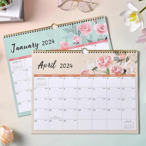 Miniatura 2 de Calendario 2024 – Calendario de pared 2024, 12 calendario mensual 2024 de enero de 2024 a diciembre de 2024, calendario de pared 2024