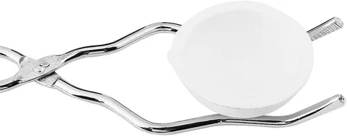 Miniatura 4 de Pinza para crisol de 9.8 pulgadas, pinzas de crisol de acero inoxidable, pinzas de crisol de grado profesional para laboratorio, industria