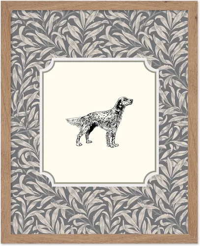 Miniatura 31 de Poster Master Póster Vintage de Cocker Spaniel Inglés - Impronta Retro de Perro - Arte Floral - Arte de Cachorros - Arte para Amantes de Animales