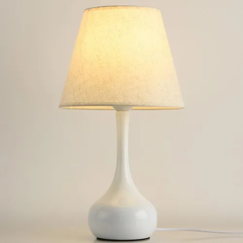 Miniatura 7 de BGGJJ Lamp for Desk Retro Fabric Table Lamp Bedroom High-end Warm Atmosphere Bedside Table Lamp Desk Lamps for Home Office