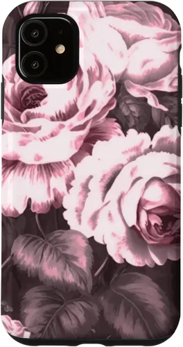 Miniatura 8 de iPhone 16 Vintage Classic Rose Flower Pattern in Pink Case