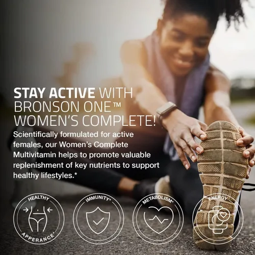 Miniatura 3 de Bronson ONE Daily Multivitamínico Completo Multimineral para Mujeres Una Vez al Día Multi para Mujeres Activas, 180 Tabletas