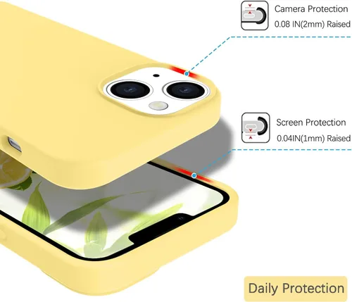 Miniatura 415 de GUAGUA Funda compatible con iPhone 17 Pro Max de 6.9 pulgadas, silicona líquida, goma de gel suave, delgada, forro de microfibra delgada