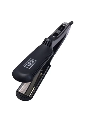 Miniatura 5 de TAO Pro - Plancha de pelo con placa de nano titanio - Plancha de peinado con controles digitales - Doble voltaje - Generador de iones integrado