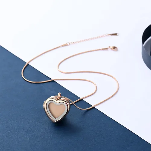 Miniatura 92 de constantlife Joyería de cremación para cenizas – Colgante de corazón conmemorativo collar de urna conmemorativa soporte para cenizas de acero