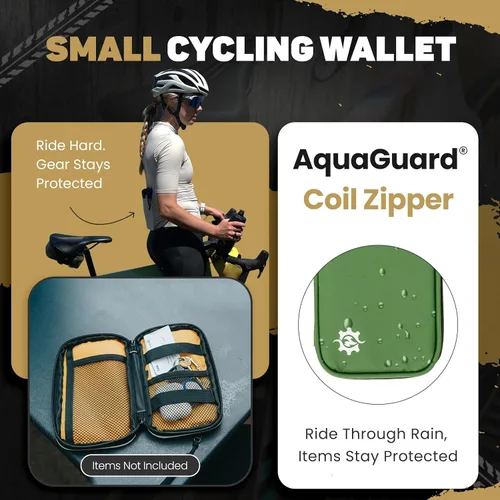 Miniatura 5 de Lumiere & Co. Cartera de ciclismo impermeable Cartera de ciclismo y bolsa de ciclismo para jersey Cartera de teléfono de ciclismo para bicicleta