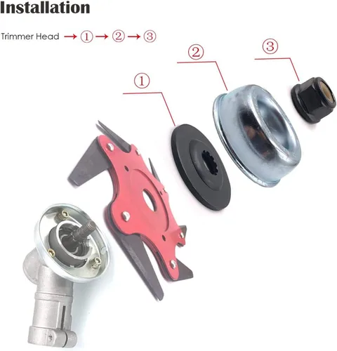 Miniatura 3 de OXT Adaptador de cabezal de recortadora de 6 cuchillas, kit de adaptador de cuchilla