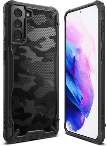 Miniatura 31 de Ringke Fusion-X para Samsung Galaxy S22 Ultra Funda [Recortes Precisos para Lentes de Cámara] Parachoques Mejorado Resistente Uso Rudo a Prueba