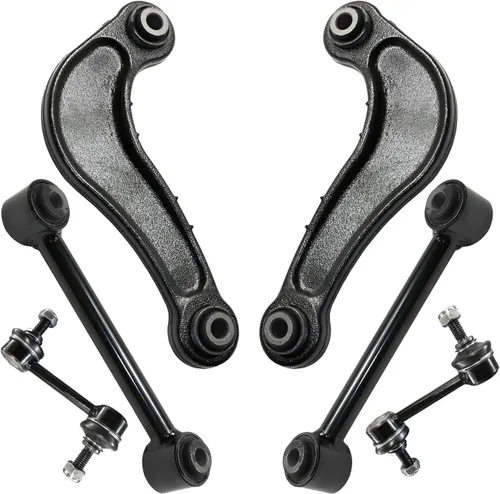 Miniatura 312 de Detroit Axle - Kit de extremo delantero para Chrysler 300 Dodge Charge Challenger 2011-2023, 2 brazos de control inferiores traseros 2 rótulas
