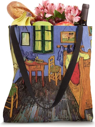 Miniatura 4 de Vincent's Bedroom in Arles by Vincent van Gogh Bolsa Tote