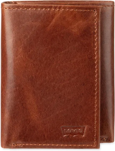Miniatura 37 de Levi's Billetera triple para hombre, elegante y delgada, incluye ventana de identificación y tarjetero de crédito
