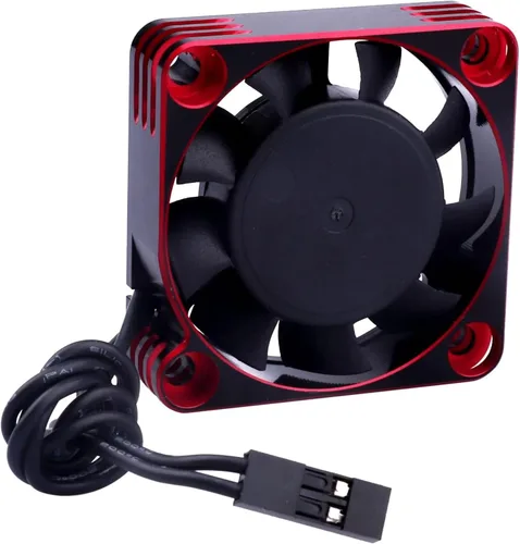 Miniatura 7 de Ventilador de enfriamiento del motor de coche RC Disipador de calor 16000RPM Ventilador de enfriamiento ESC sin escobillas 1.575x1.575 in para coche