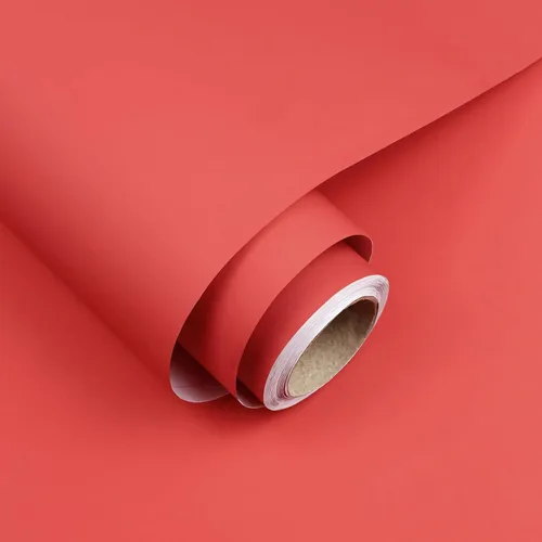Miniatura 12 de Papel Pintado Negro para Despegar y Pegar 15.7"x118" Papel de Contacto de Color Sólido Moderno Autoadhesivo Extraíble de Vinilo para Paredes