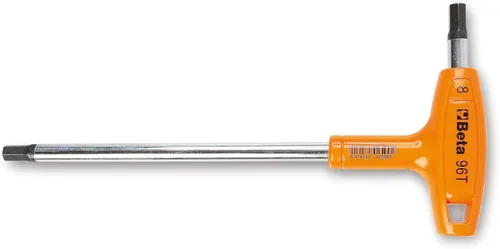 Miniatura 6 de Beta 96T Llave hexagonal con mango en T métrica de 3.5mm Llave Allen ergonómica de alto torque con puntas hexagonales duales Orificio