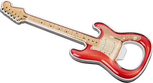 1 pieza/set abridor de botellas abridor de cerveza abridor de botella con forma de guitarra abridor de guitarra regalo accesorios de cocina para