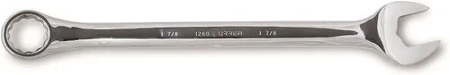 Miniatura 4 de URREA 1244 Llave combinada de 1-3/8 pulgadas, 12 puntos, cromada