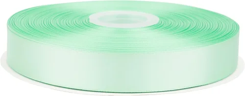 Miniatura 49 de Cinta de satén de doble cara de 1-1/2 pulgadas x 100 yardas, cinta de poliéster negra para envolver regalos, decoración de boda, arreglos florales