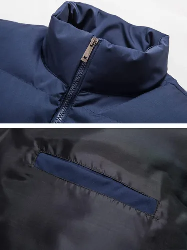 Miniatura 4 de Chalecos de abrigo para hombre, para invierno, cálido, para exteriores, acolchado, ligero, chaleco