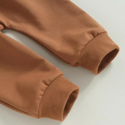 Miniatura 21 de Adobabirl Conjunto de sudadera y pantalones de Halloween para bebé, sudadera y pantalones con parche de calabaza para Halloween, otoño, ropa de bebé