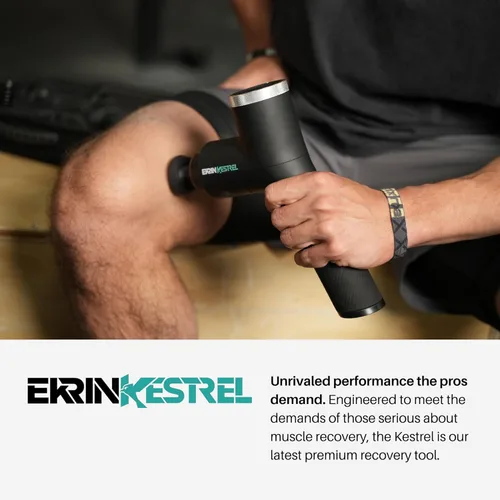 Miniatura 2 de Ekrin Athletics Pistola de masaje Kestrel: precisión mejorada y comodidad para una recuperación muscular superior y bienestar Alivia los músculos